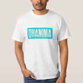 ヴィパッサナメディテーションDhamma法の自然 Tシャツ (正面)