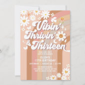 ヴィビン・トリビンと13 自然 70年代の誕生日 招待状 (正面)