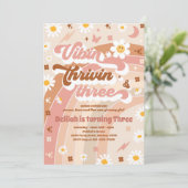 ヴィビン・トリヴィンと三つのGroovy 3番目の誕生日 招待状 (スタンド正面)