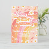 ヴィビン・トリヴィンと三つのGroovy 3番目の誕生日 招待状 (スタンド正面)