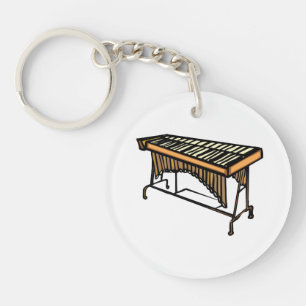 ヴィブラフォンのシンプルな楽器design.png キーホルダー