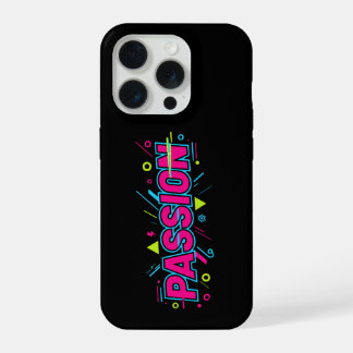 ヴィブラント・パッション・タイポグラフィ - レトロ90's ポップアート調 iPhone 15 proケース