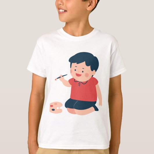 ヴィベはっきりしたスTシャツ Tシャツ (正面)