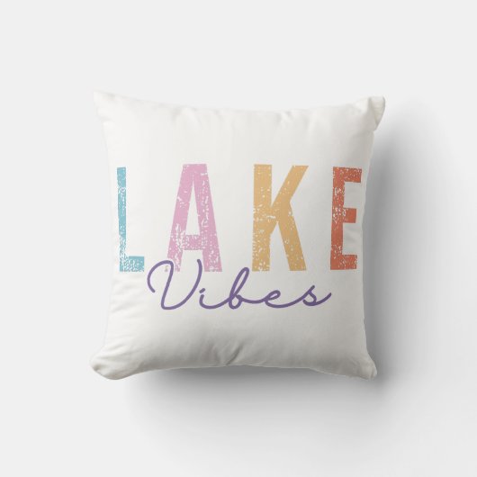 ヴィベス湖 クッション (正面)