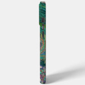 ヴィベヴィンテージダマスクピーコックフェザーズアイフォン Case-Mate iPhoneケース (裏面 / 左)