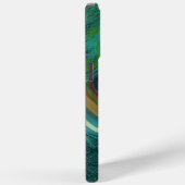 ヴィベヴィンテージダマスクピーコックフェザーズアイフォン Case-Mate iPhoneケース (裏面 / 右)