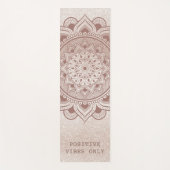 ヴィベ前向きスのみカスタム文字引用文シックマンダラ ヨガマット (正面)