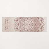 ヴィベ前向きスのみカスタム文字引用文シックマンダラ ヨガマット (正面(横))