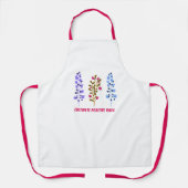 ヴィベ前向きスフローラガーデンプリントウォメンズフローラ エプロン (正面)