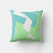 ヴィベ前向きス抽象芸術アートクッション枕 クッション (裏面)