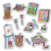 「ヴィヤラのアートシール」 シール (正面)