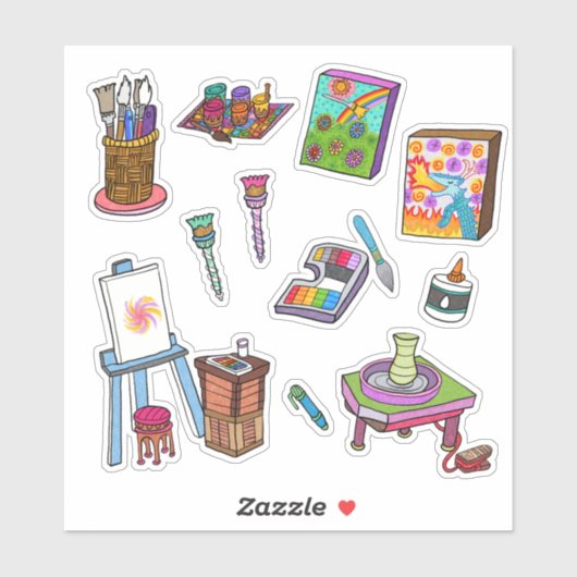 「ヴィヤラのアートシール」 シール (シート)