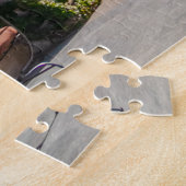 ヴィラの風光明媚なポーチLake Como,イタリア ジグソーパズル (側面)