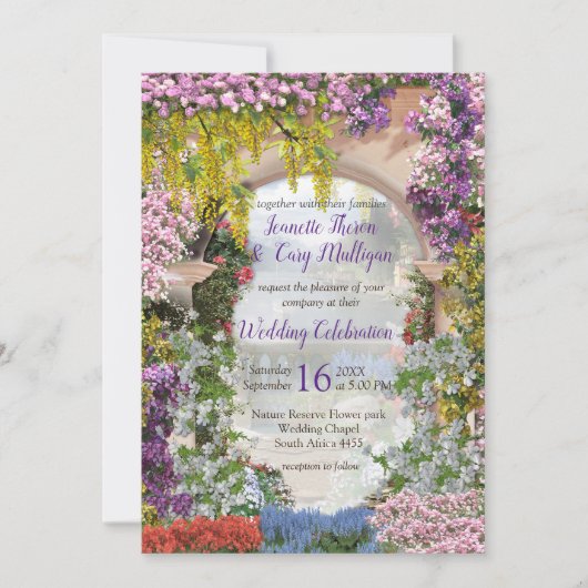 ヴィラオイタリアンーバーアレイク招待状 招待状 (正面)