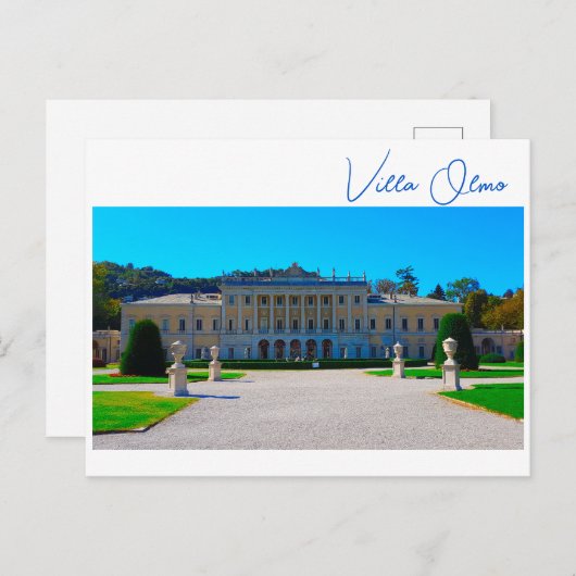 ヴィラオルモレイクコモイタリア ポストカード (正面/裏面)