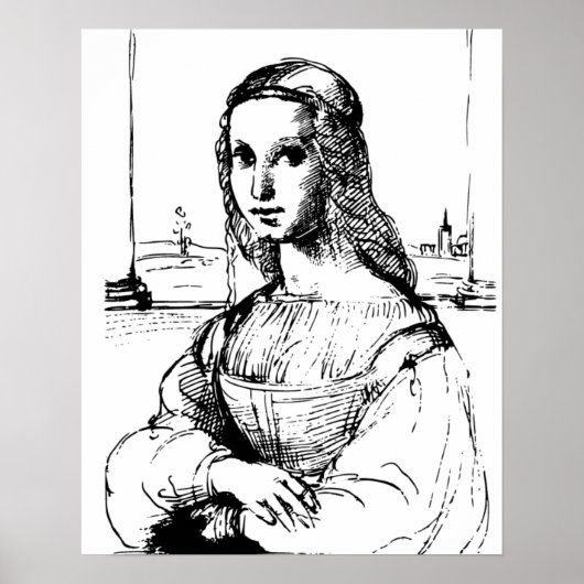 ヴィラガーモナリザアート ポスター (正面)