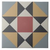 ヴィラサマーイタリアンタイルの幾何学的パターン タイル (正面)