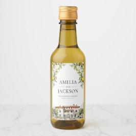 ヴィラズイタリアンレモン&オリーブ ワインラベル