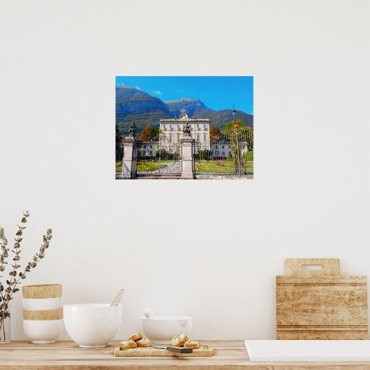 ヴィラソラカビアティトレメッゾレイクコモイタリア ポスター (キッチン)