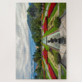 ヴィラタラントのガーデンで湖マッジョーレ，イタリア ジグソーパズル (縦)