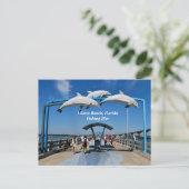 ヴィラノビーチフロリダ魚釣りピア シーズンポストカード (スタンド正面)