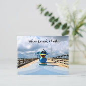 ヴィラノビーチフロリダ魚釣りピア ポストカード (スタンド正面)