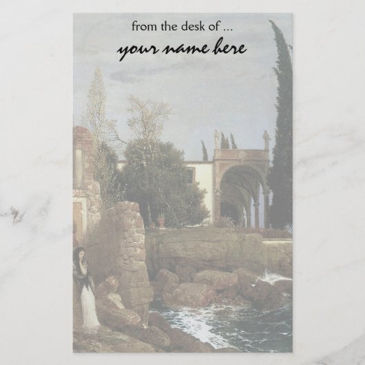 ヴィラバイザシーバイアーノルドボックリンシンボルアート 便箋 (正面)