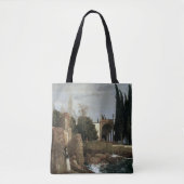 ヴィラバイザシーバイアーノルド・ボックリンシンボニズム・アート トートバッグ (正面)