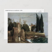 ヴィラバイザシーバイアーノルド・ボックリンシンボニズム・アート ポストカード (正面/裏面)