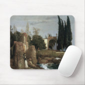 ヴィラバイザシーバイアーノルド・ボックリンシンボニズム・アート マウスパッド (マウス)