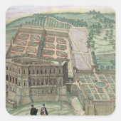 ヴィラファルネーゼとガーデンの景色を見る'C スクエアシール (正面)