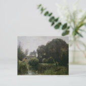 ヴィラボルゲーゼの土産， 1855 ポストカード (スタンド正面)