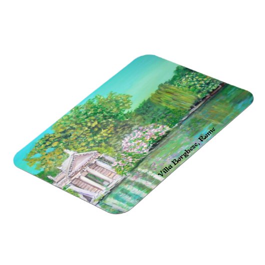 ヴィラボルゲーゼパークローマプレミアムフレキシマグネット マグネット (左側)