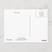 ヴィラボルゲーゼローマ、イタリア ポストカード (裏面)