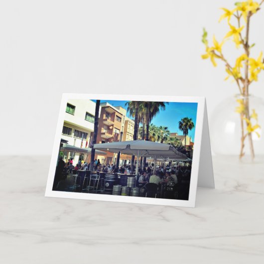 ヴィラマルクサントプラザ,バレンシア,スペイン,スペインの カード (黄色い花)