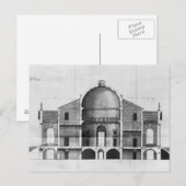 ヴィラロトンダ付近の断面 ポストカード (正面/裏面)