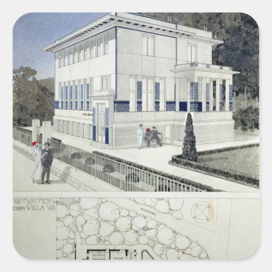 ヴィラワグナーウィーン スクエアシール (正面)