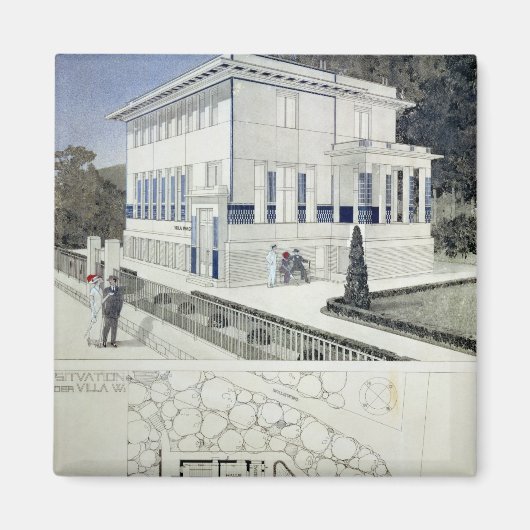 ヴィラワグナーウィーン マグネット (正面)