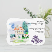 ヴィラワフランスのインテイスティングパーティー 招待状 (スタンド正面)