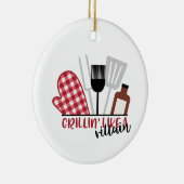 ヴィランのように焼ける セラミックオーナメント (右)