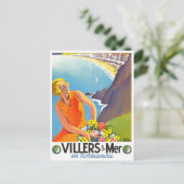 ヴィラーズフランスヴィンテージ旅行 ポストカード (スタンド正面)