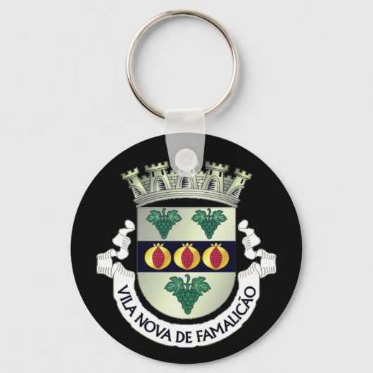 ヴィラ・ノヴァ・デ・ファミリカオのコート、ポルトガルK キーホルダー (正面)