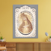 ヴィリウスマドンナ祈りの言葉...アー素晴らしト キャンバスプリント (インサイチュ (リビング))