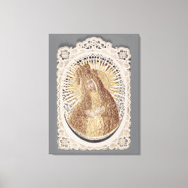 ヴィリウスマドンナ祈りの言葉...アー素晴らしト キャンバスプリント