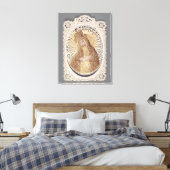 ヴィリウスマドンナ祈りの言葉...アー素晴らしト キャンバスプリント (インサイチュ (寝室))