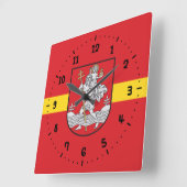 ヴィリニュス国旗、リトアニア城壁時計 スクエア壁時計 (傾斜)