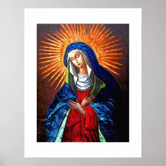 ヴィリニュス天国女王の門の女性 ポスター (正面)