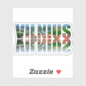 ヴィリヌス文字反射 シール (シート)