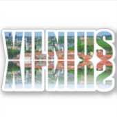 ヴィリヌス文字反射 シール (正面)