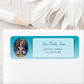 ヴィルゲンデラアルタグラシアブルー差出人住所ラベル ラベル (インサイチュ)